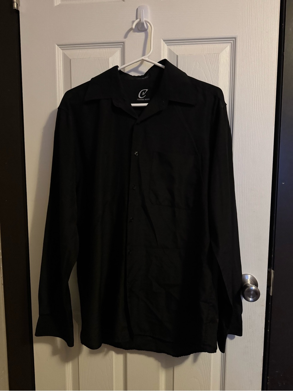 Classic Men's Black Button-Up Shirt